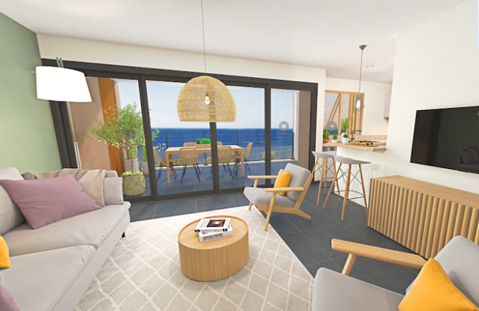 Livraison décembre 2023 appartement T3 vue mer