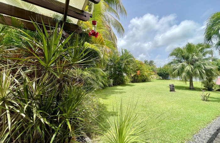 Villa F4 plus bureau. Piscine. Charme Tropical en Bois Rouge. Garage.