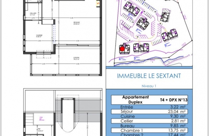 Vente Appartement 116m&sup2; 4 pi&#232;ces Vieux Fort