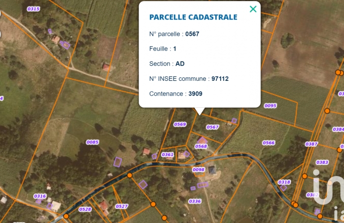 Vente Terrain 3900m&sup2; Grand Bourg