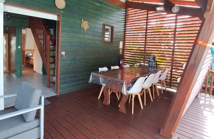 PROPRIETE MAISON T5 VUE MER + GITE T3 AVEC MEZZANINE + PISCINE CAPESTERRE-BELLE-EAU
