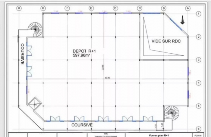 Vente Bureaux 647m&sup2; 1 pi&#232;ce Baie Mahault