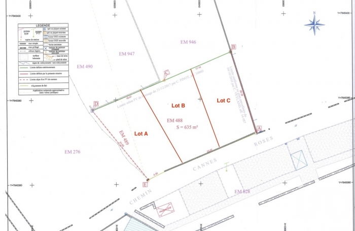 Vente Terrain 250m&sup2; Saint Louis