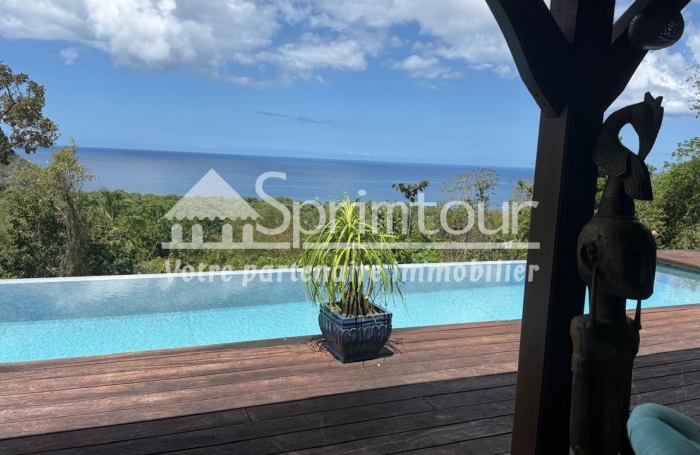 HABITATION de CHARME et D'EXCEPTION + BUNGALOW , piscines à Pointe Noire - Belle vue sur la Mer des Caraibe