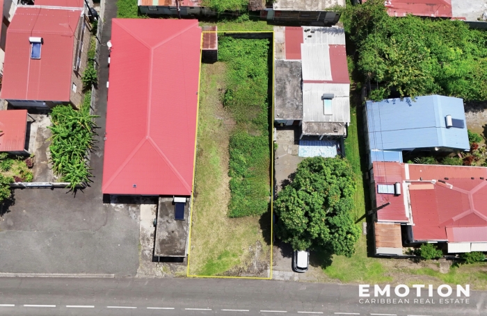 Terrain constructible 211 m2   Centre-ville de Capesterre-Belle-Eau
