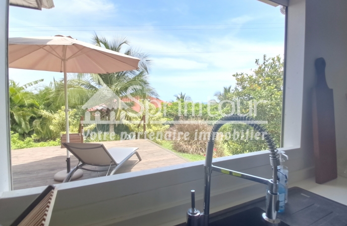 Villa T4 Meublée avec Jacuzzi et Vue Mer   Un Petit Coin de Paradis à Vieux-Habitants