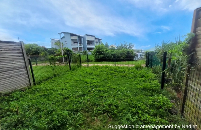 Studio meublé avec vue mer, jardin & terrasse au Gosier