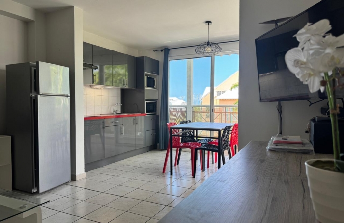 GOURBEYRE - MARINA DE RIVIERE SENS- Appartement T2 avec balcon d’angle   vue marina