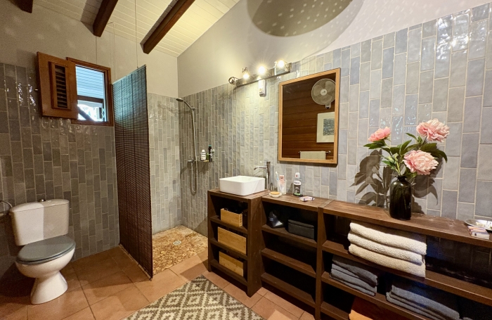 VILLA T3 + MEZZANINE + APPARTEMENT T2 MEUBLE + PISCINE BOUILLANTE