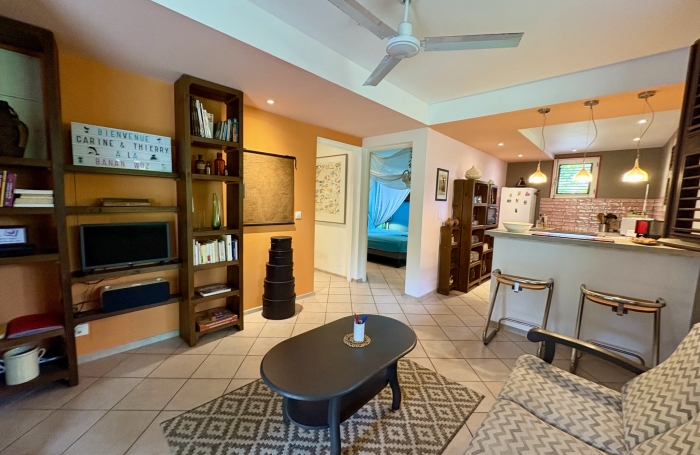VILLA T3 + MEZZANINE + APPARTEMENT T2 MEUBLE + PISCINE BOUILLANTE
