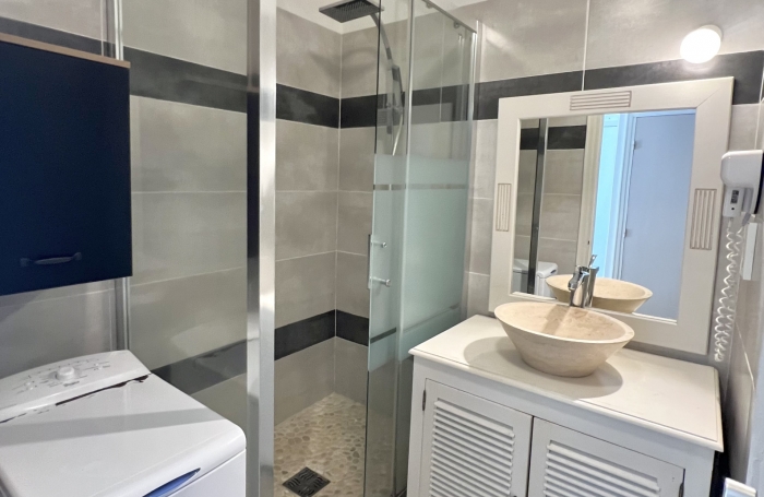 APPARTEMENT ANSE DES ROCHERS JOLIE VUE MER ET PISCINE