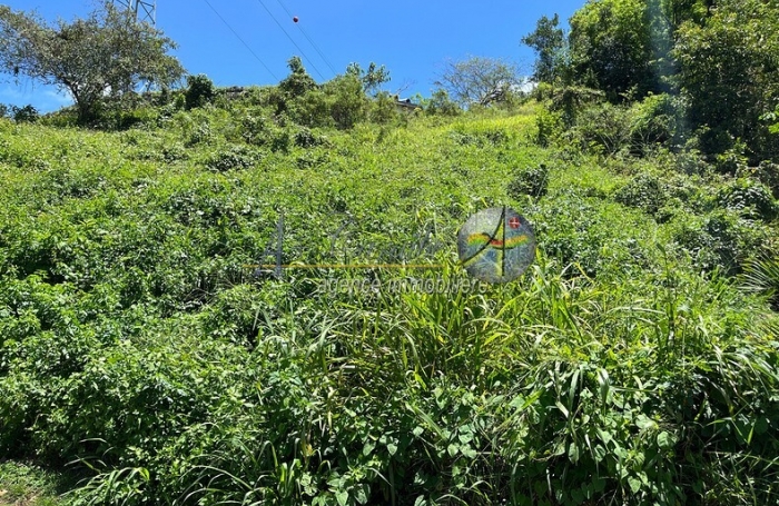 Terrain constructible 860 m2   Calme, verdure et fort potentiel