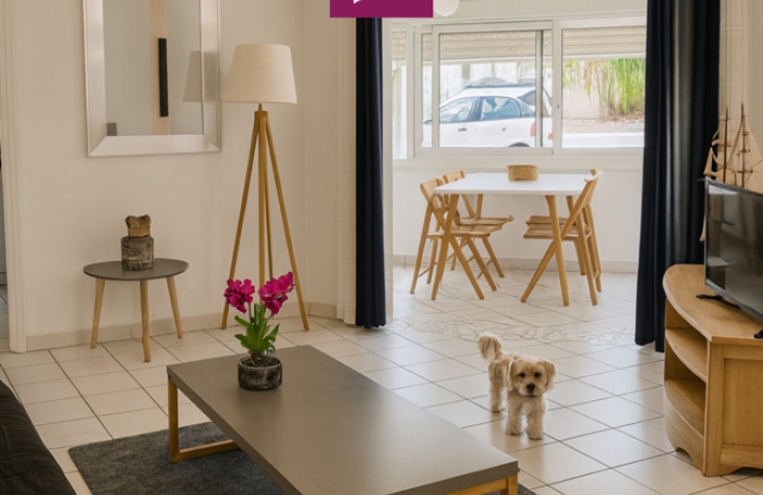 &Agrave; LOUER T2 DE 53M2 AVEC ACC&Egrave;S PLAGE AU GOSIER