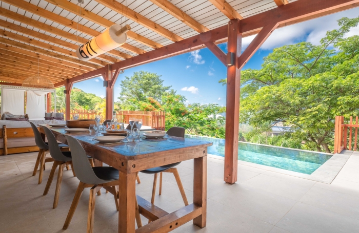 A Marie Galante villa d'exception, 3 chambres, 3 salles d'eau piscine et proximité plage