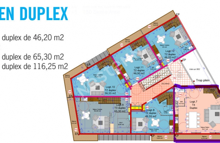 Vente Programme neuf 106.5m² 4 pièces Sainte Anne