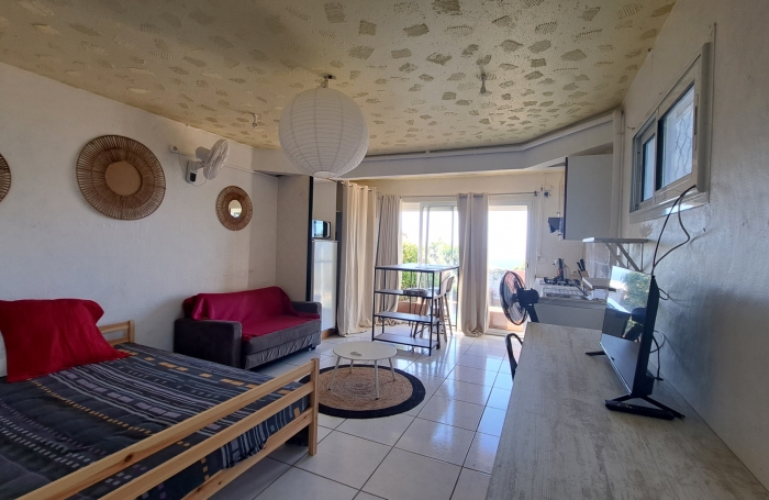 Villa familiale spacieuse avec grand jardin et vue mer.