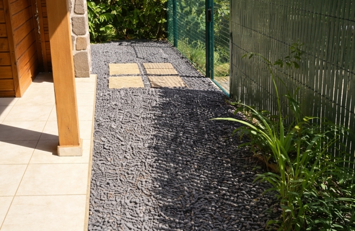 Bel appartement T3 avec terrasses et jardin   Petit-Bourg (Fontarabie)