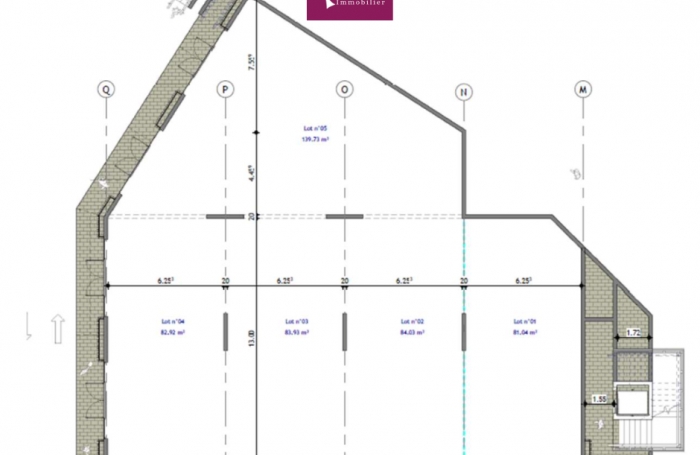A louer - Local commercial avec vitrine 165 m2 - Colin - Petit-Bourg