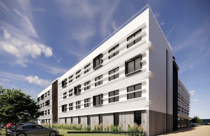 LOCAL COMMERCIAL DE91,57 m2 &agrave; l'&eacute;tage  EMPLACEMENT PREMIUM ZAC DE DOTHEMARE IMMEUBLE VEGA