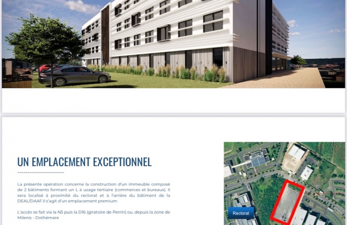 LOCAL COMMERCIAL DE91,57 m2 &agrave; l'&eacute;tage  EMPLACEMENT PREMIUM ZAC DE DOTHEMARE IMMEUBLE VEGA