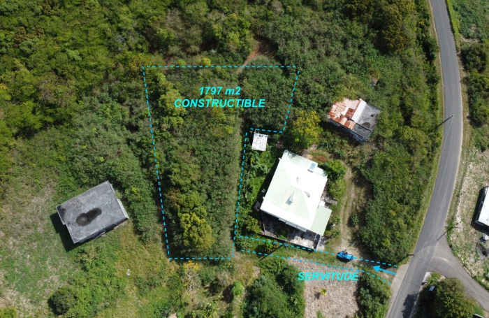 Vente Terrain 1797m&sup2; Anse-Bertrand