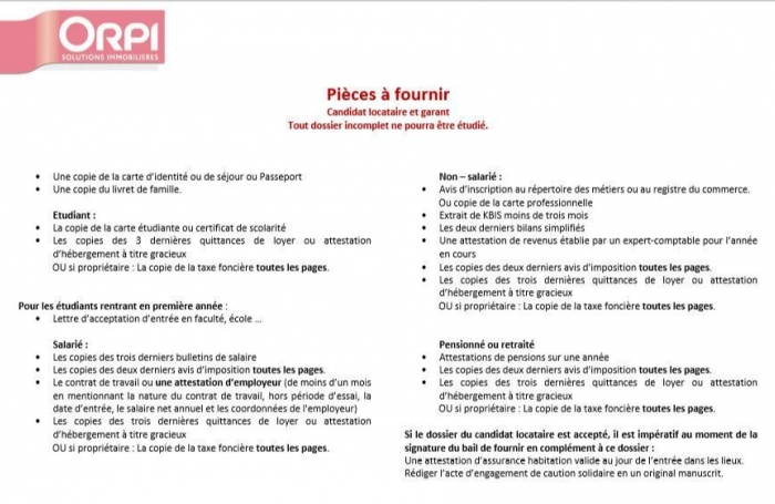 Location Appartement 35m&sup2; 2 pièces Sainte Anne