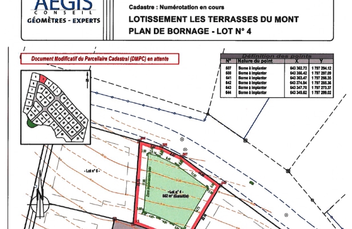 Vente Terrain 97129
