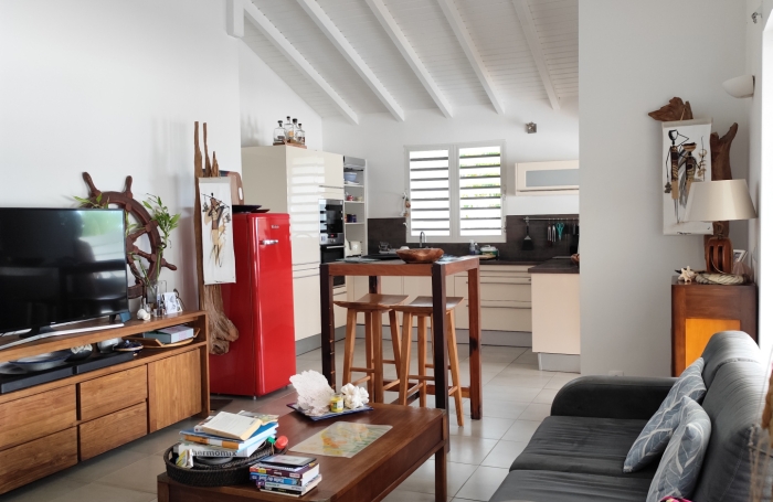 Vue mer | Piscine | Terrasse couverte -Villa T4 au Poirier, Bouillante