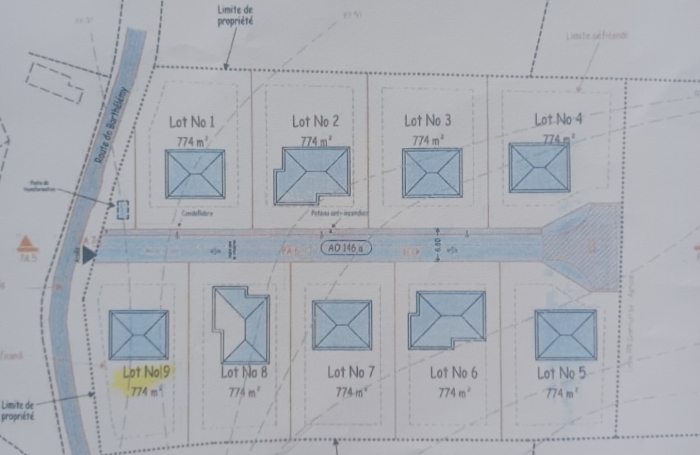 GOYAVE  - Terrain &agrave; b&acirc;tir