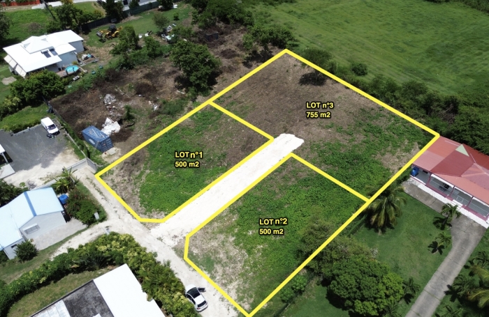 TERRAIN VIABILIS&Eacute; - &Agrave; partir de 500 m2 - 3 lots