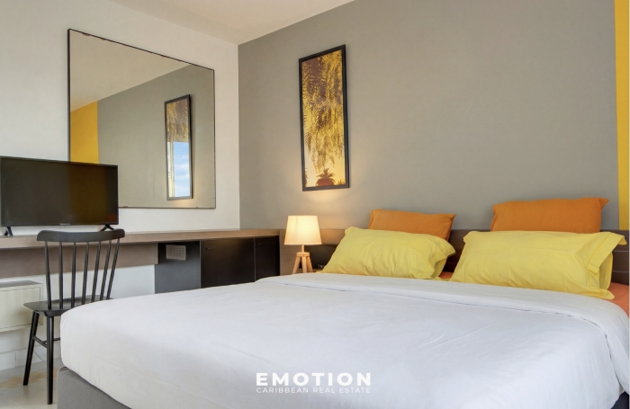 Studio de 23 m2 avec vue mer   Saint-Fran&ccedil;ois   Mandat exclusif   R&eacute;sidence s&eacute;curis&eacute;e