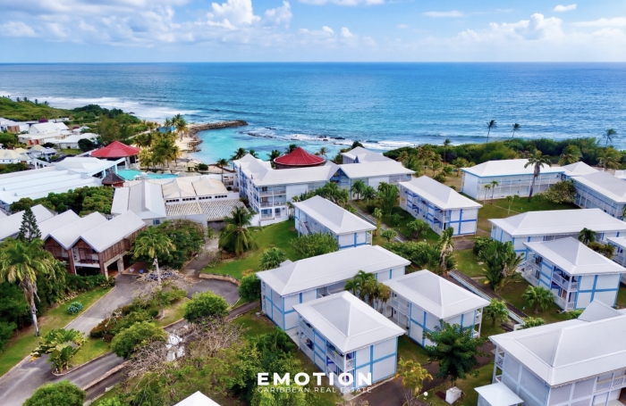 Studio de 23 m2 avec vue mer   Saint-Fran&ccedil;ois   Mandat exclusif   R&eacute;sidence s&eacute;curis&eacute;e