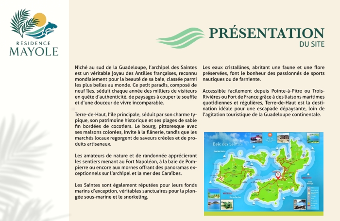 APPARTEMENT T3 DUPLEX DE STANDING ARCHIPEL DES SAINTES