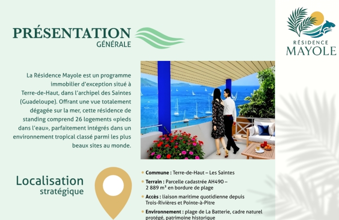 APPARTEMENT T3 DUPLEX DE STANDING ARCHIPEL DES SAINTES