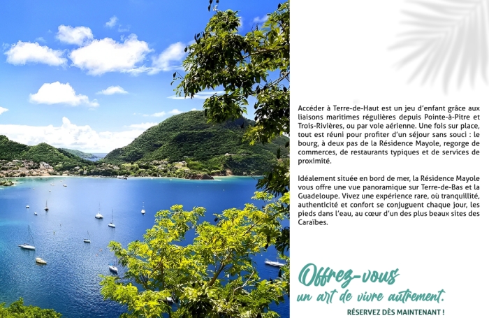 APPARTEMENT T3 DUPLEX DE STANDING ARCHIPEL DES SAINTES