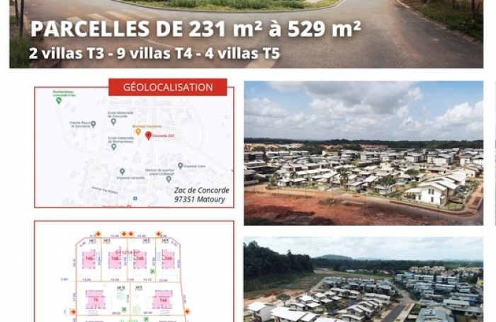 Vente Maison 97m&sup2; 4 pi&#232;ces Matoury