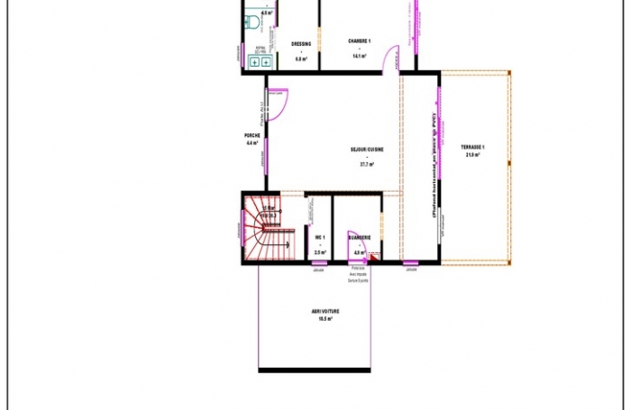 Vente Maison 110m&sup2; 5 pi&#232;ces Matoury