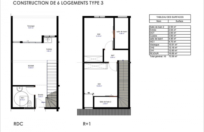 Vente Maison 63m&sup2; 3 pi&#232;ces Matoury