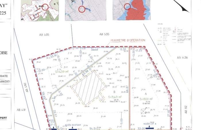 Vente Terrain 1439m&sup2; Matoury