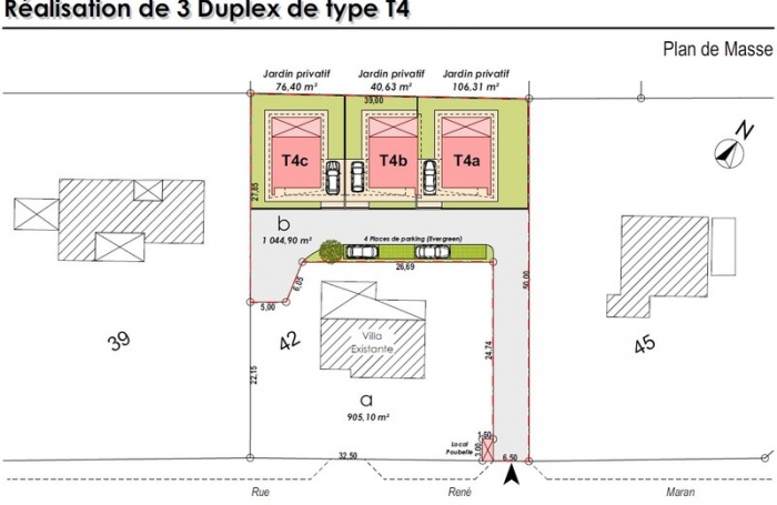 Vente Maison 98m&sup2; 4 pi&#232;ces Remire Montjoli