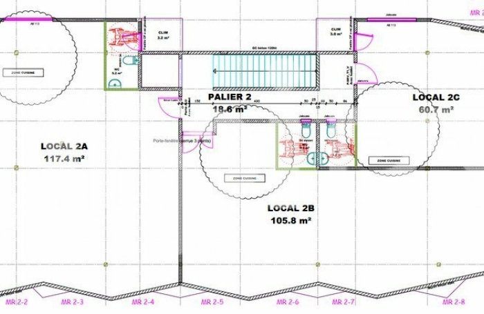 Local professionnel neuf en bordure de route !