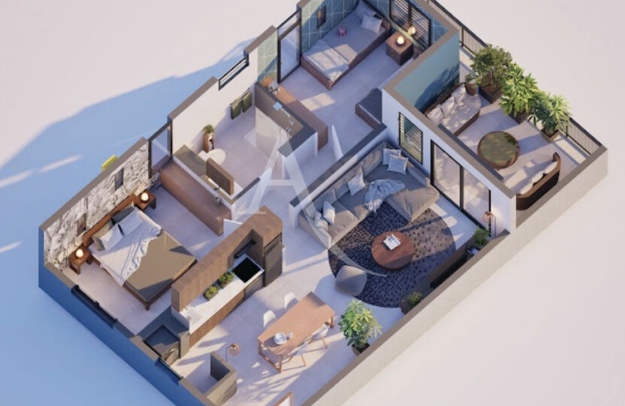Vente Programme neuf 60m&sup2; 3 pi&egrave;ces Remire Montjoli