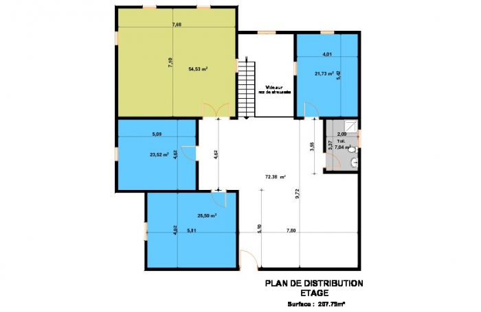 Location Bureaux 208m² Sainte Luce