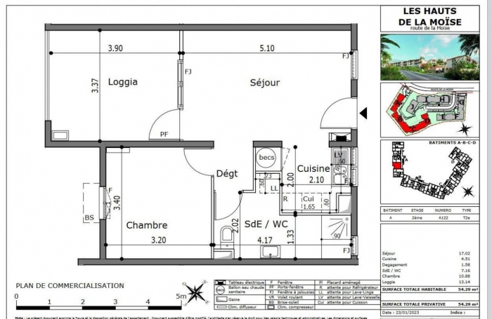 Vente Maison 41.15m&sup2; 2 pi&#232;ces La Trinité