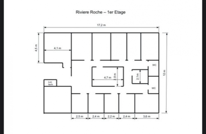 Vente Bureaux 195m² Fort de france