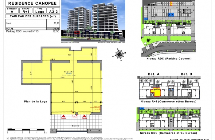 Vente Bureaux 70m² Fort de france