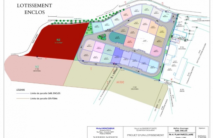 BASSE POINTE Hackaert - Lotissement Enclos - 28 parcelles