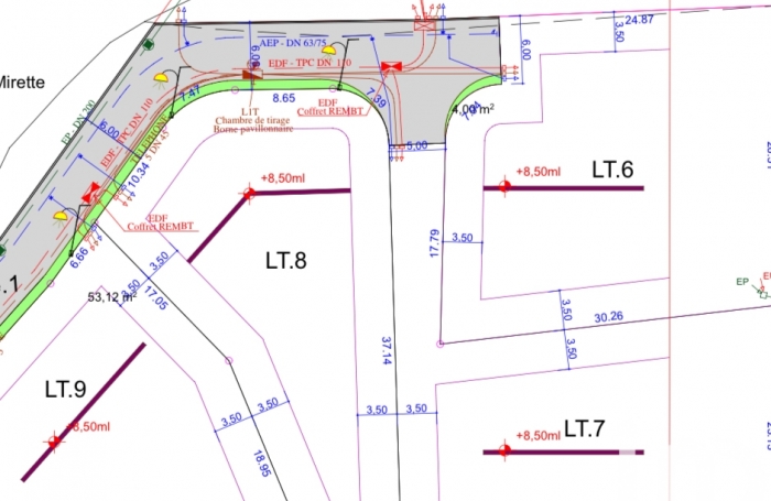 Vente Terrain 700m&sup2; Saint-Esprit