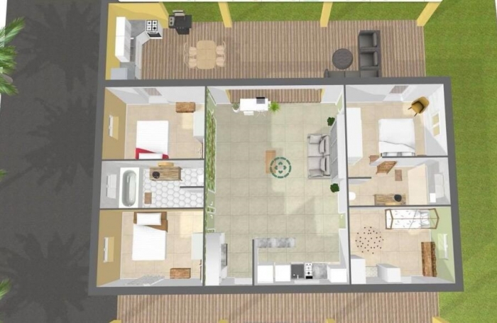 Vente Maison 102m&sup2; 5 pi&#232;ces Les Trois Ilets
