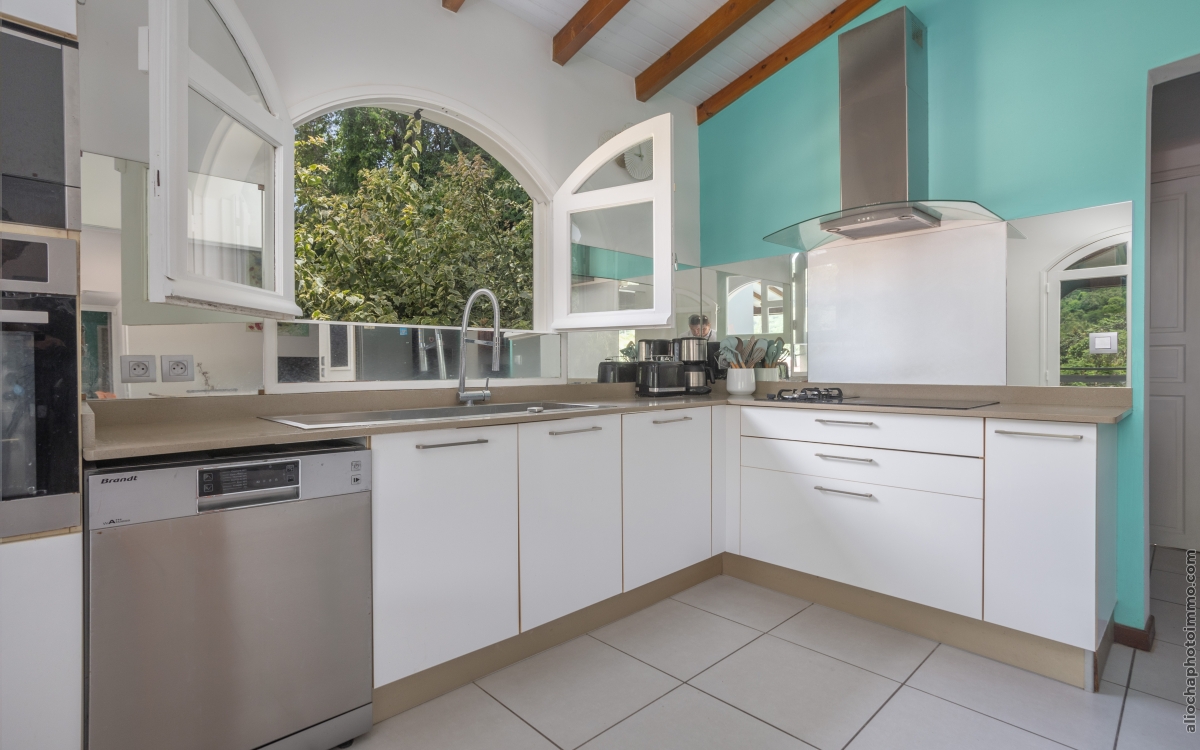 Villa F6 luxueuse à Case-Pilote avec vue mer et piscine 